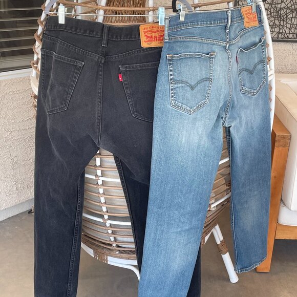 Levi's 505 Black Men's Jeans   button Fly Classic 36 x30 - Picture 11 of 13